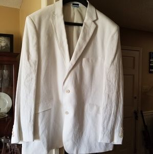 MADE White Linen Sports Coat